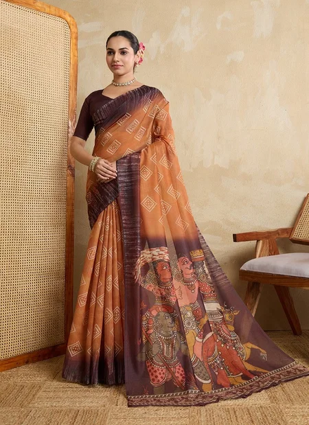 Radha Vol 1 By Sl Chanderi With Digital Printed Saree Bulk Orders In India